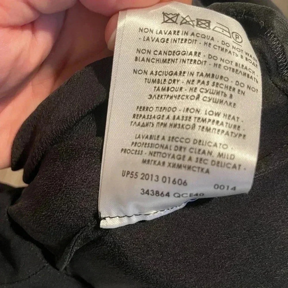 Alexander silk blend black midi dress size 12 - Picture 6 of 6